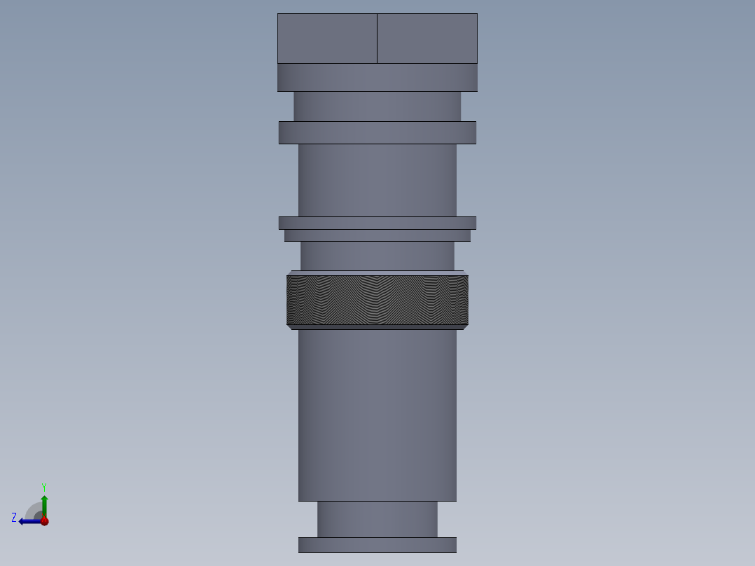 插装阀塞右视图