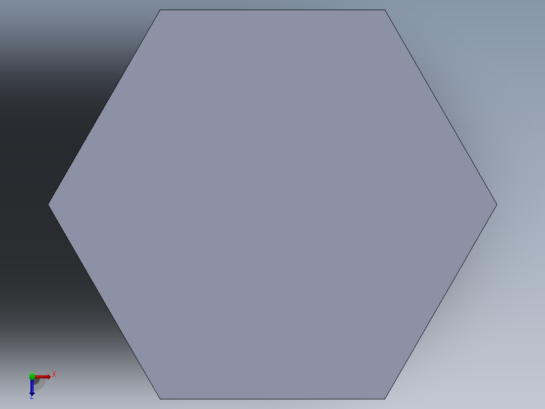 插装阀塞俯视图