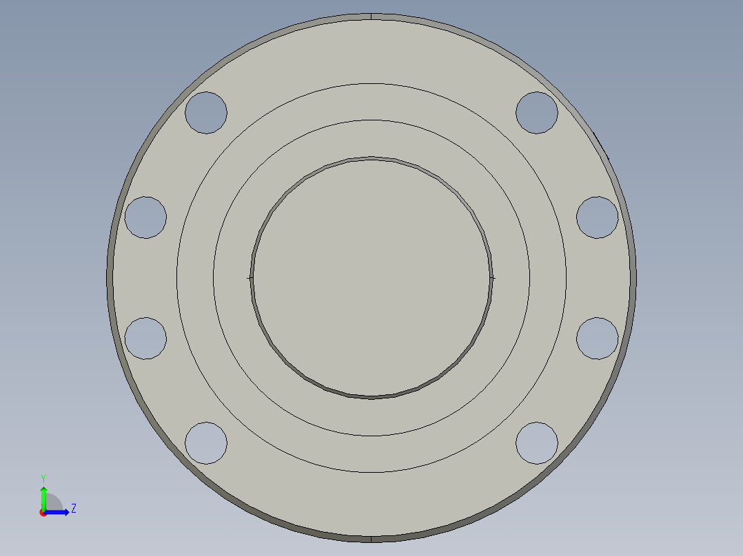 JF8032-8滚珠丝杆3D模型左视图