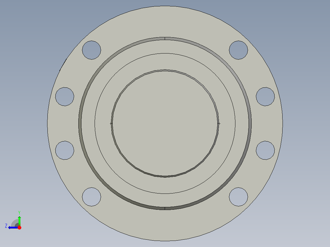 JF8032-8滚珠丝杆3D模型右视图