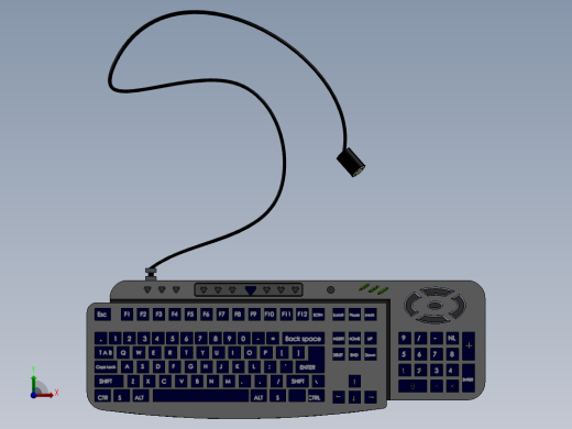 键盘扬声器11前视缩略图