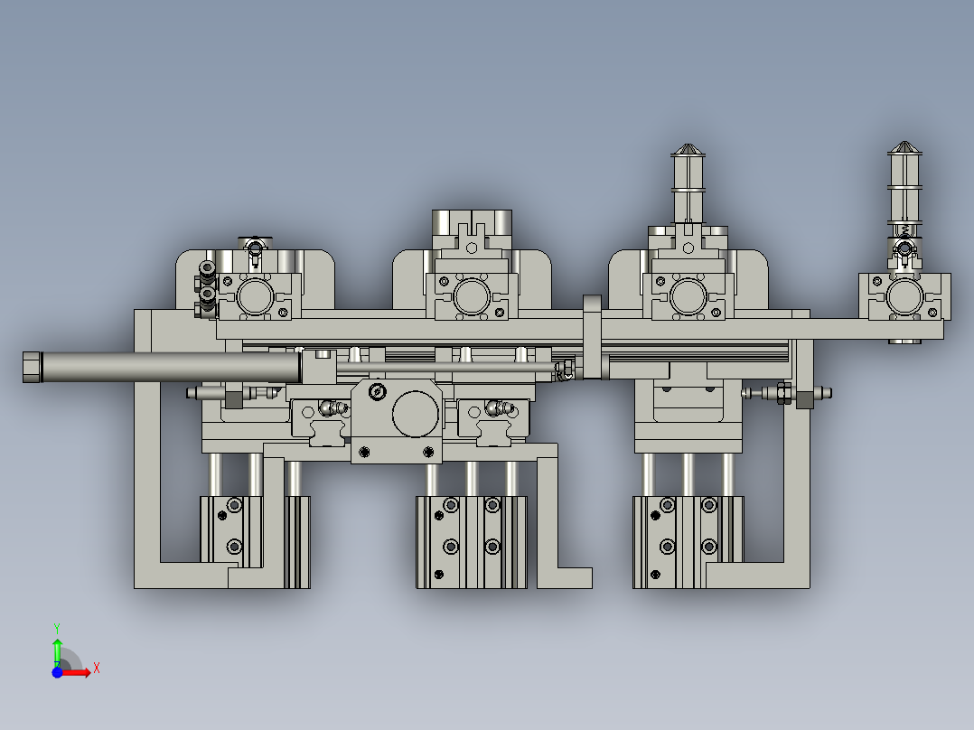 整体搬运前视图