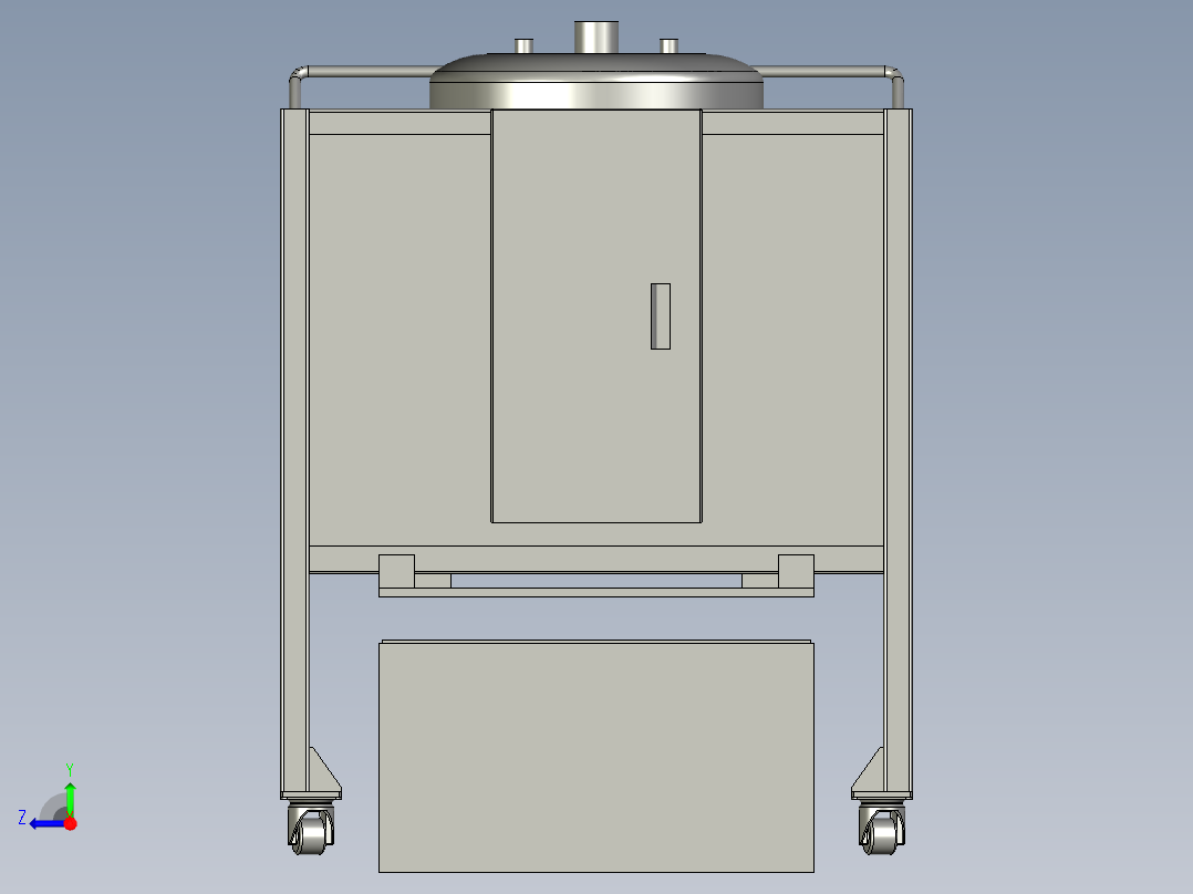 50L基料车-右视图