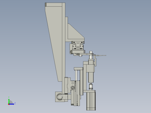 转轴O令上料部件左视缩略图