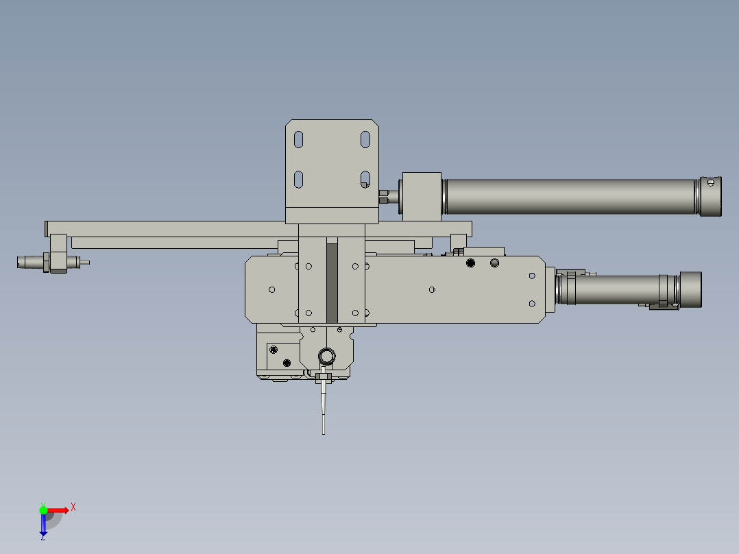转轴O令上料部件俯视图