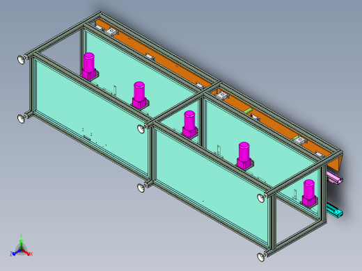 变距多位置输送线板设计