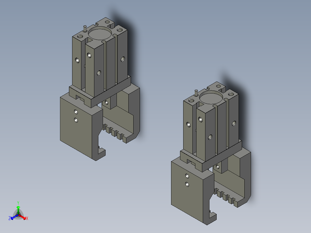1019-2-XL-WL-FE1000塞规搬运机构正等轴测图