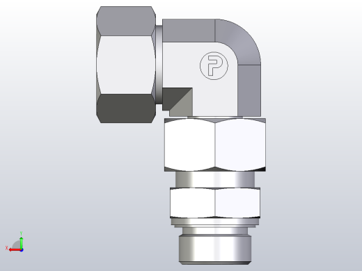 组装式可调旋转弯头EW25SMEDCF后视缩略图
