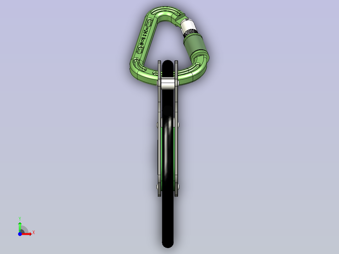 攀岩下落挂钩设计-- 1331766前视图