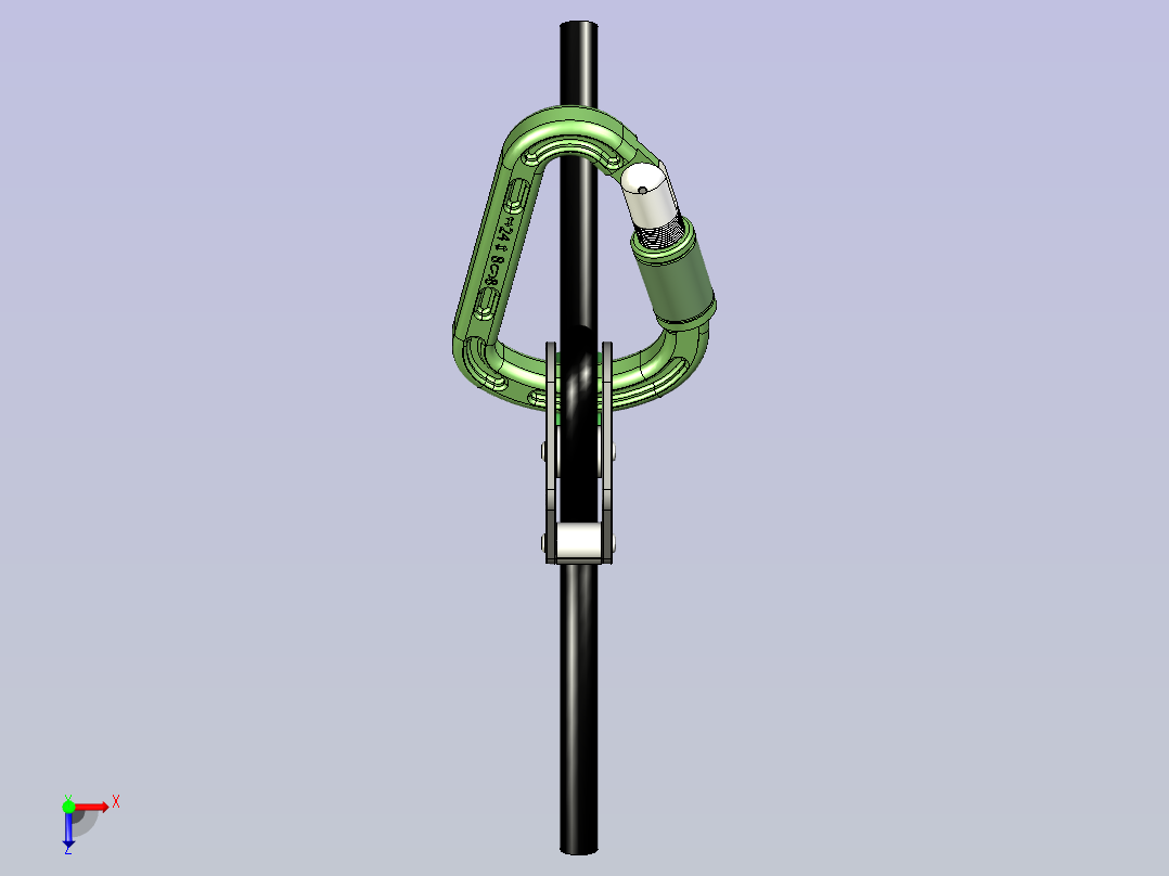 攀岩下落挂钩设计-- 1331766俯视图