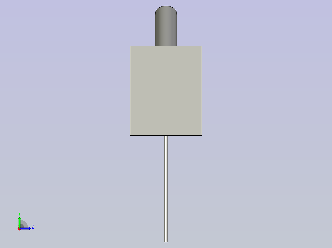 激光位移传感器HG-C1030左视图