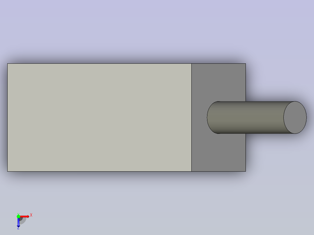 激光位移传感器HG-C1030俯视图