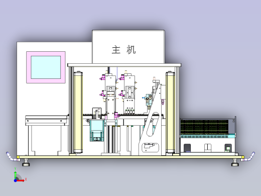 一款USB测试机3D图纸前视缩略图