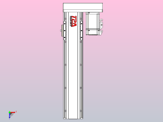 日规模组半封闭丝杆TPA-HNR-85D-1610-C-L300-ML-C-P20-N3俯视缩略图