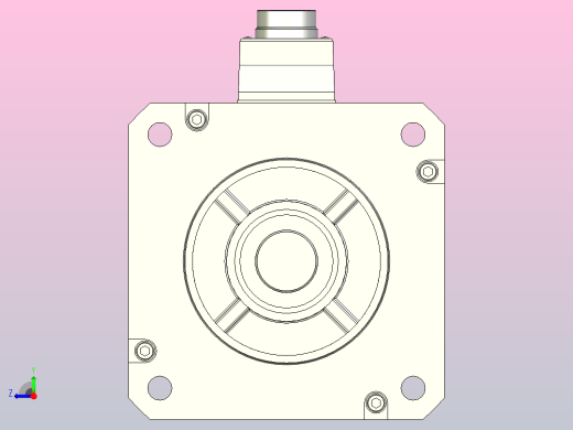 松下伺服电机 MATSUSHITA_MGMF442L1C6右视缩略图