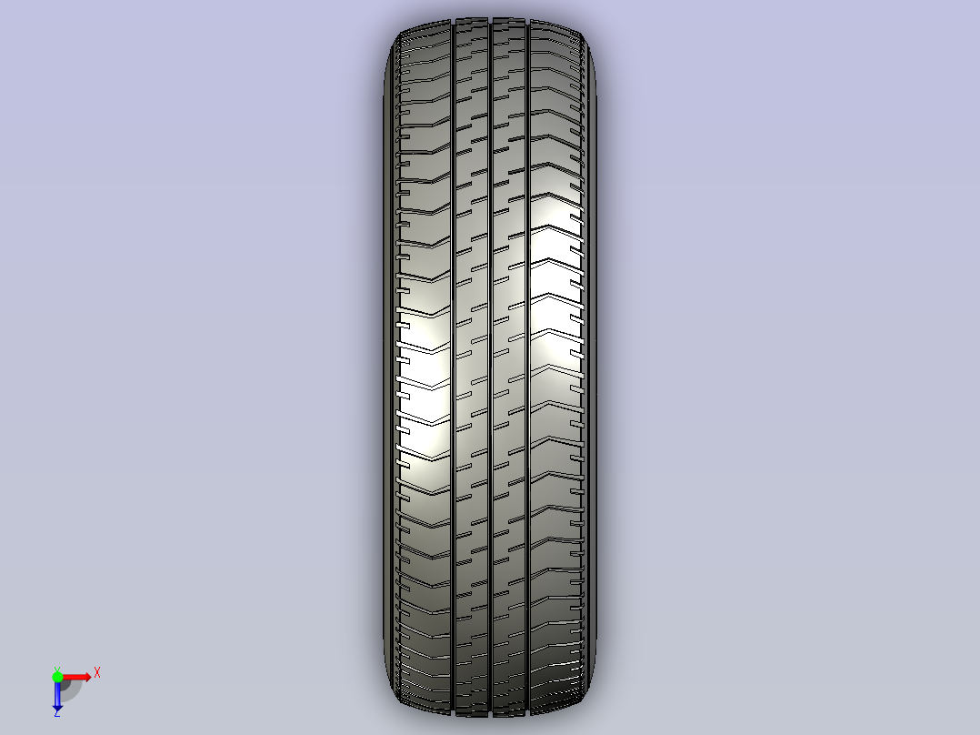 165-70R13外胎俯视图