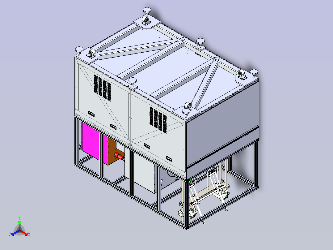 自动绕线机3D图纸三维模型结构主视图