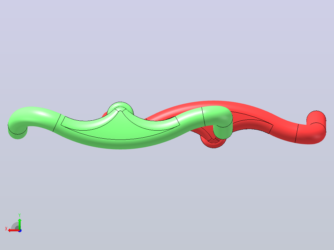 金属架后视图