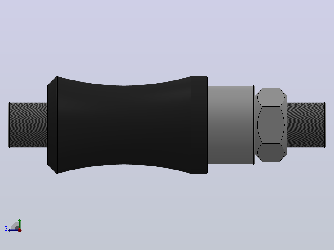 Q23R8系列管道手拉式换向阀[Q23R8-L4]右视图