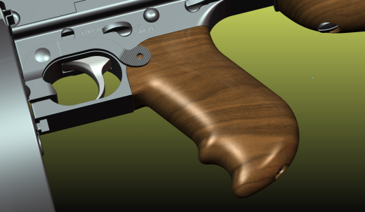 M1928 汤普森木制枪把缩略图