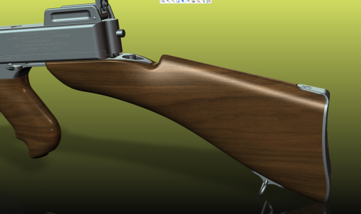 M1928 汤普森木制枪把缩略图
