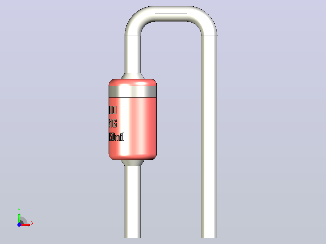 轴向二极管外壳DO-41G_Normal_150mil_rev1.0.zip.zip前视图