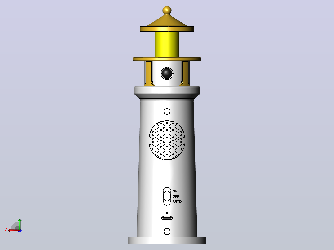 灯 _灯后视图