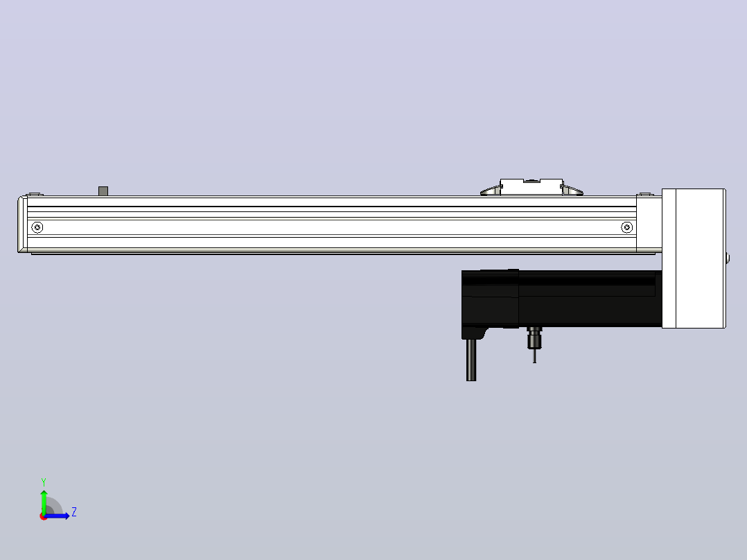 ECH5-300-BM+煞車直线模组左视图