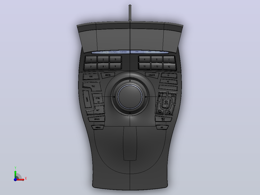 SpaceMouse Enterprise Visor 113前视图