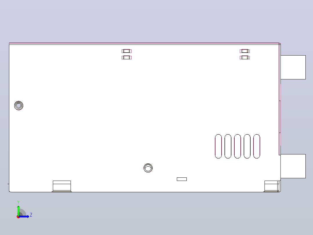 明伟电源PSP-600-3D左视图