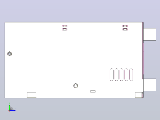 明伟电源PSP-600-3D左视缩略图