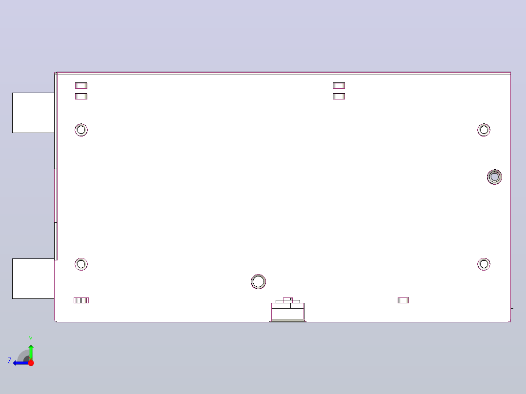 明伟电源PSP-600-3D右视图