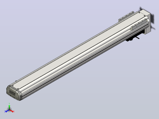 ETH14-1050-BM-400W+煞車直线模组正等轴测缩略图