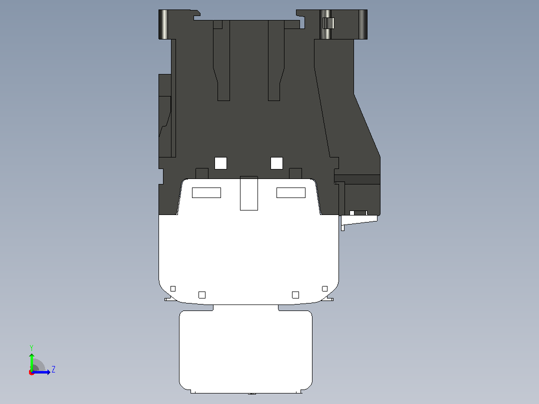 接触器SD-T12 +四极接触器SRD-T9三菱电机左视图