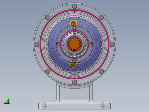 一级偏心行星齿轮减速器（SW+说明书）后视缩略图