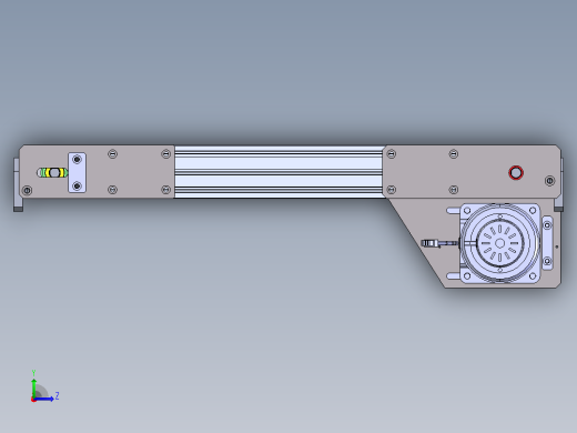 小型双带输送机左视缩略图