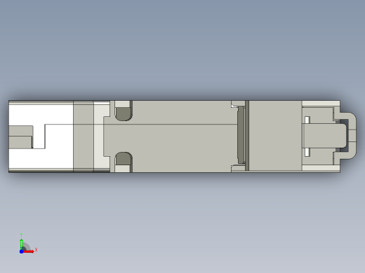 NB1-63 1P小型断路器三维模型202010前视缩略图