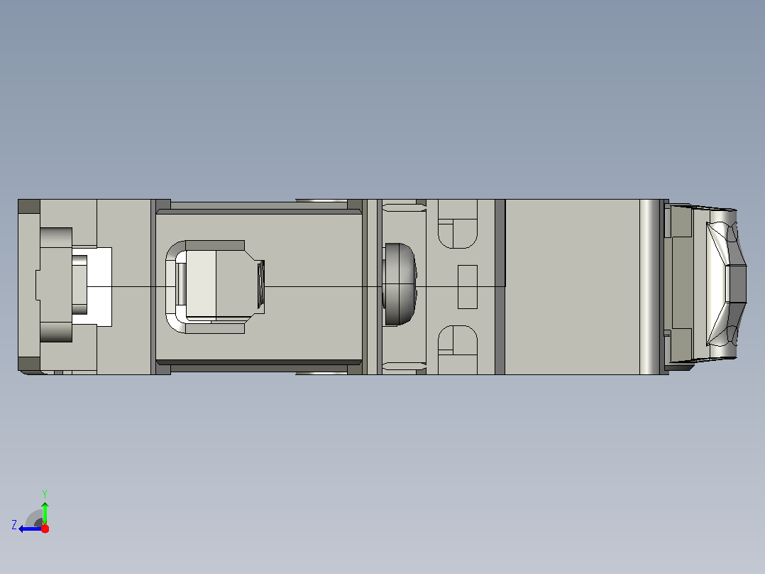 NB1-63 1P小型断路器三维模型202010右视图