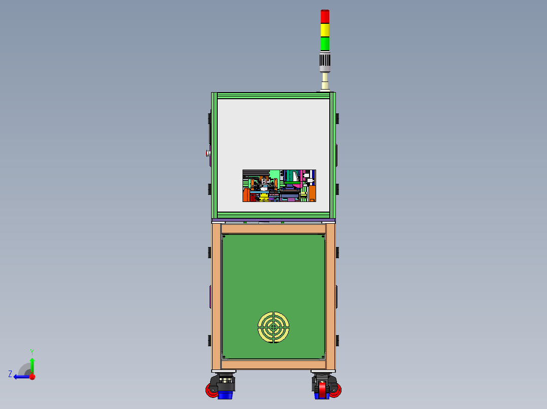 SMTM自动撕膜贴膜设备sw14可编辑右视图