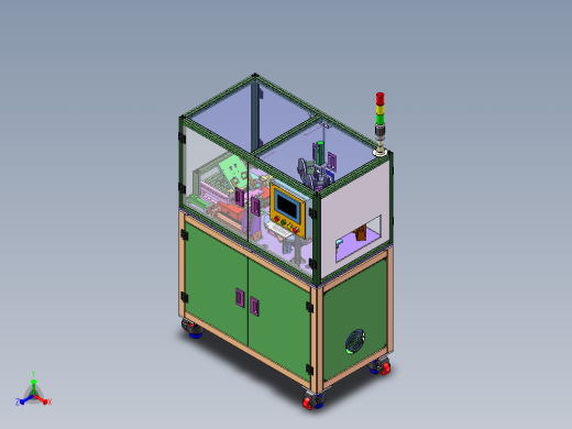SMTM自动撕膜贴膜设备sw14可编辑正等轴测缩略图