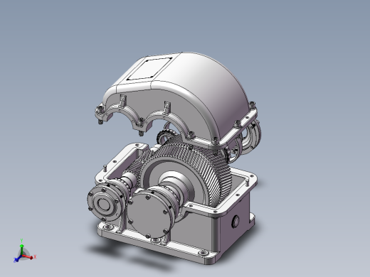 V带二级展开式圆柱齿轮减速器