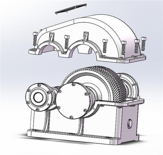 V带二级展开式圆柱齿轮减速器