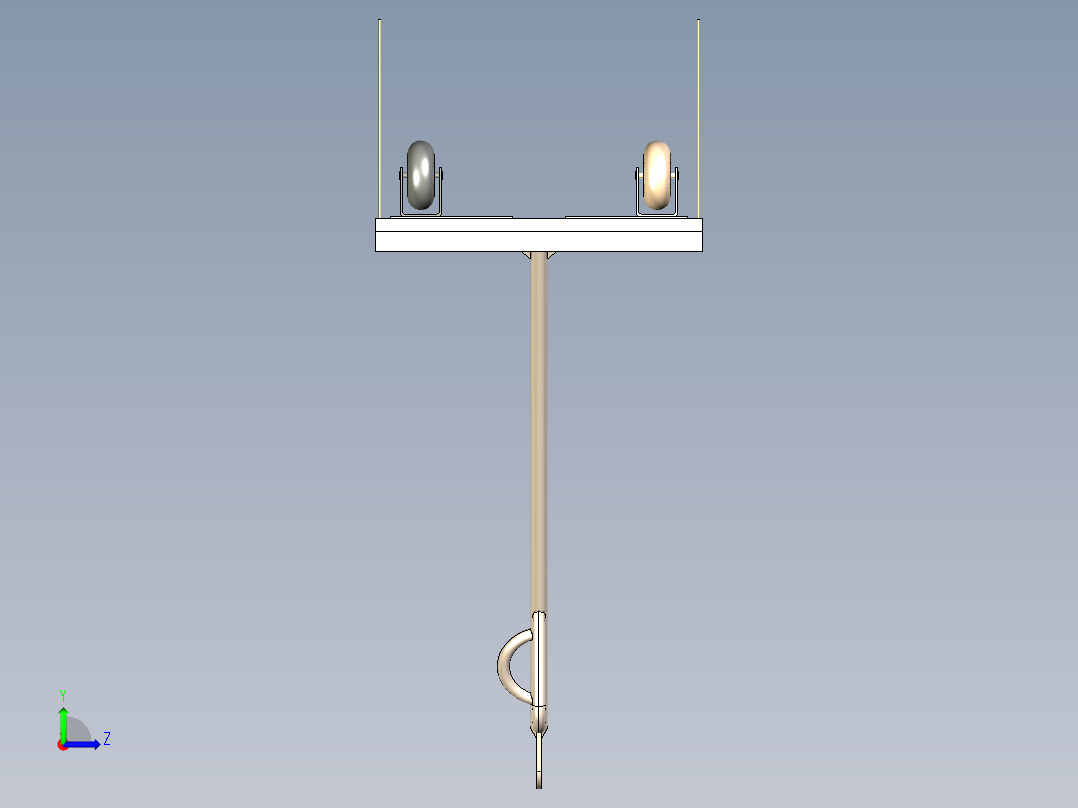 转运车3D模型左视图