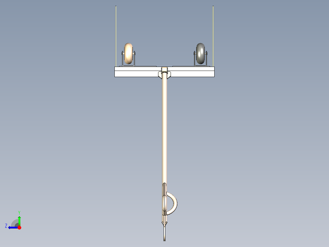 转运车3D模型右视图