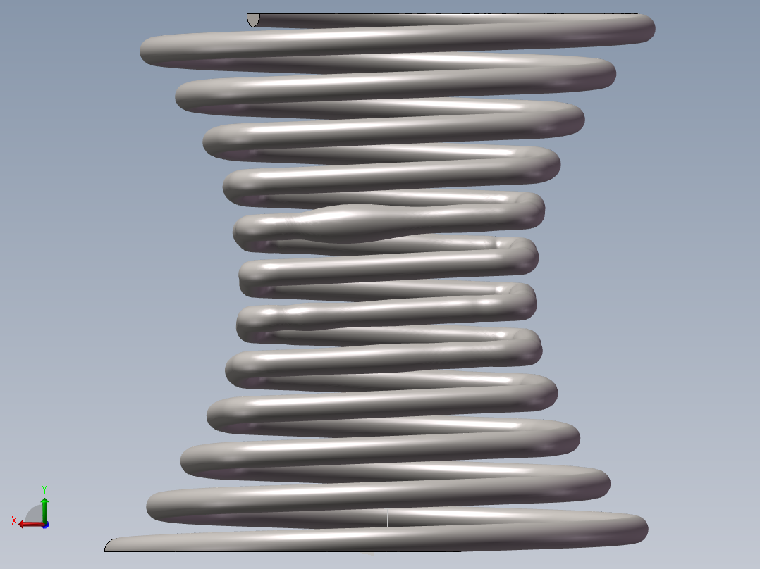 异型弹簧后视图