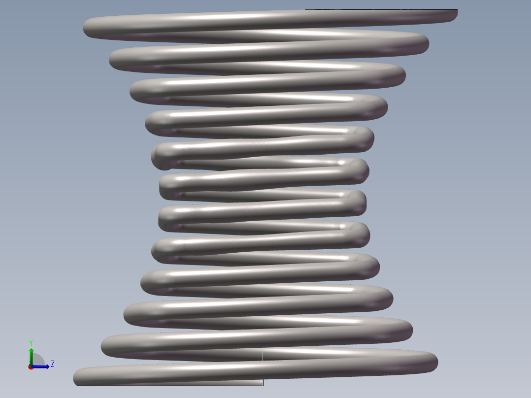 异型弹簧左视图