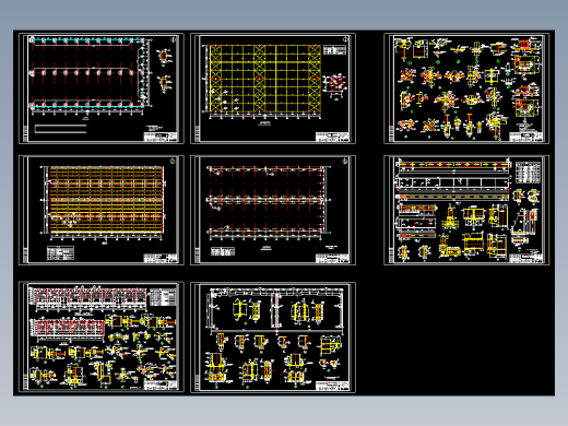 某钢结构厂房全套设计全套图纸及计算书