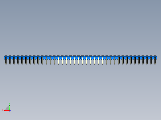 彩色公排针 100mil 2.54mm 系列-DS1022_blue_1x38p_100mil_TypeD_rev1.0后视缩略图