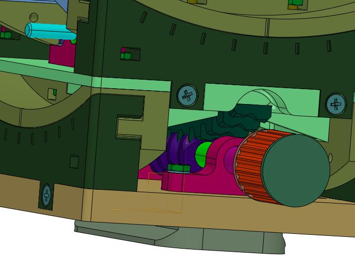 手拧涡轮双向旋转台