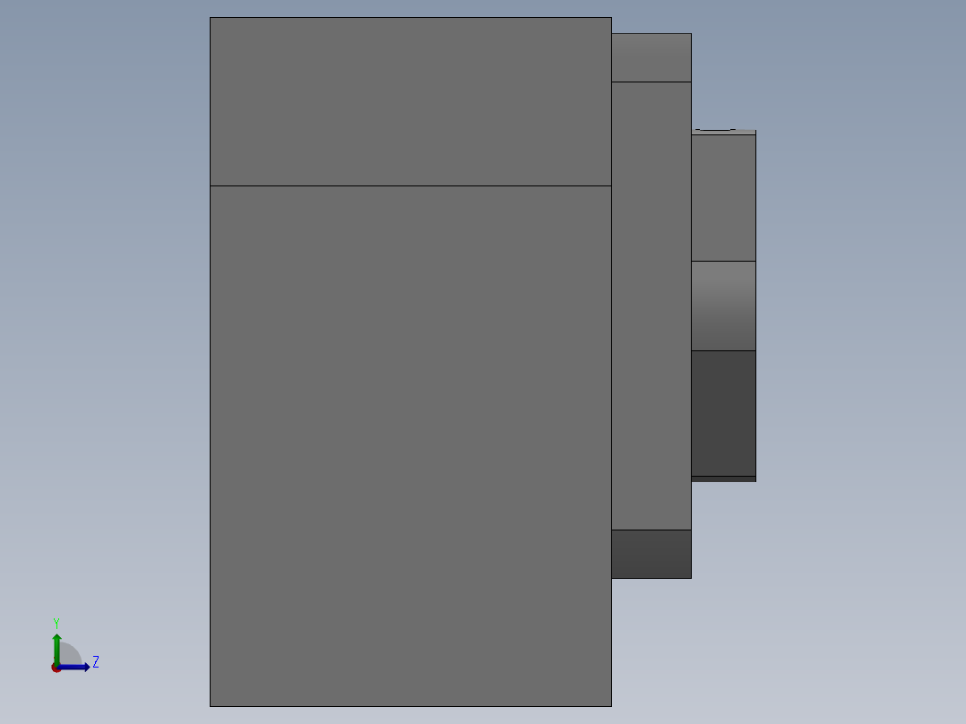 丝杆轴承座C-TBK12左视图